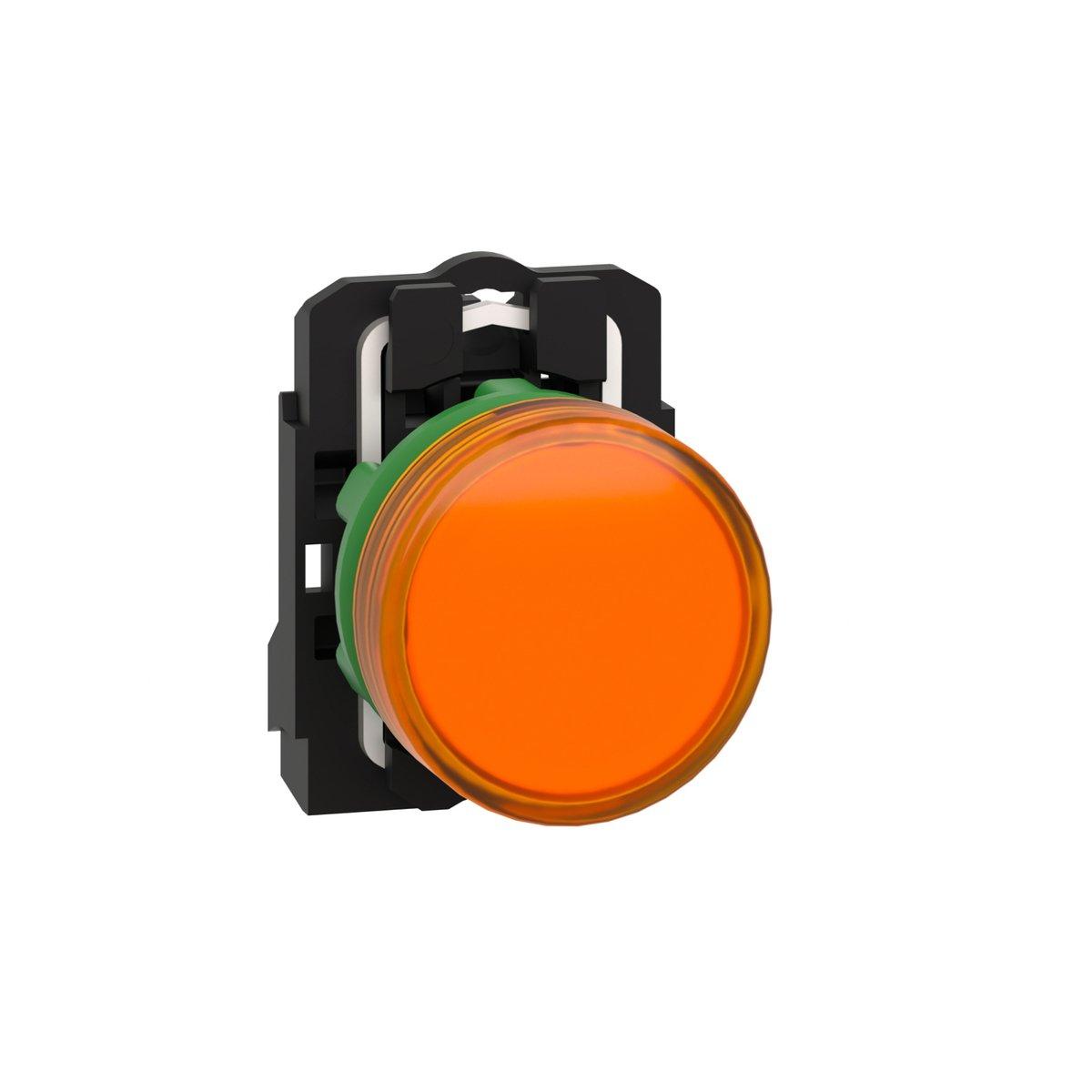 Leuchtmelder Harmony XB5 Kunstst. orange 22mm universelle LED glatte Kalotte 24V