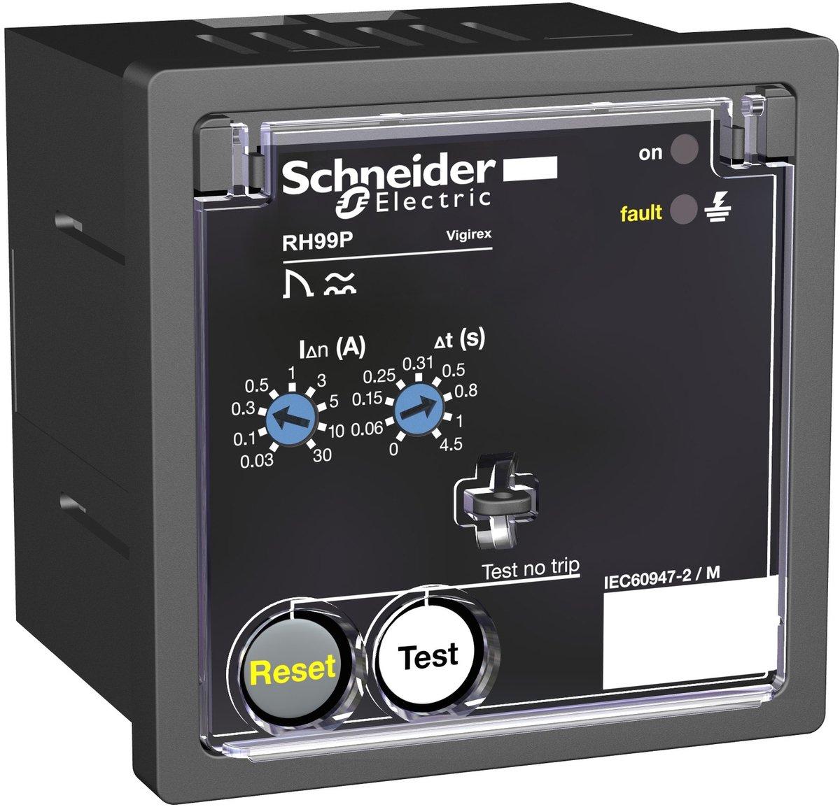 Erdschlussrelais RH99p mit manueller Rücksetzung 0,03-30A 0-4,5 s 24V