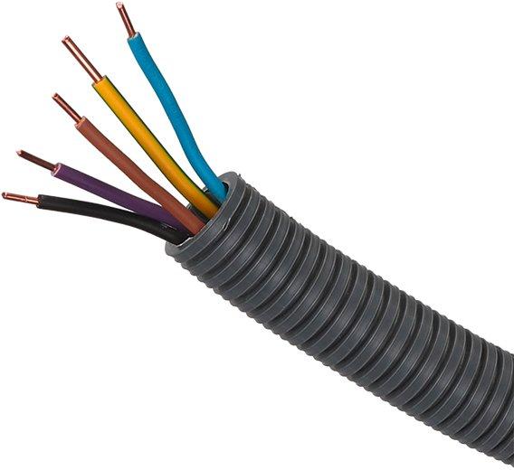 PX 20 vorverdrahtet mit Ye 5x1,5 gn/ge+bl+br+sw+vi 100m Bund