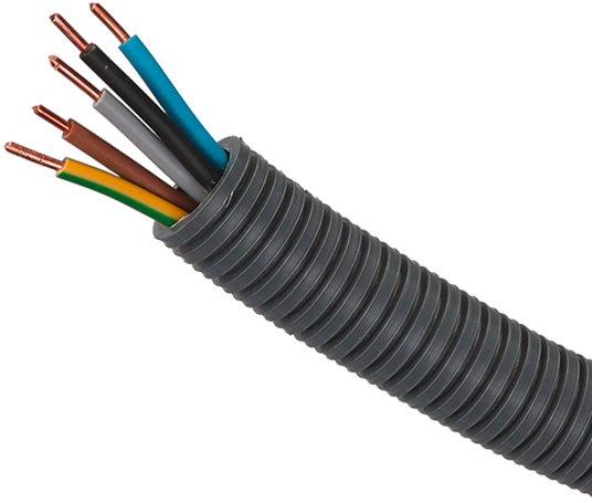 PX 25 vorverdrahtet mit Ye 5x2,5 gn/ge+bl+br+sw+gr 50m Bund