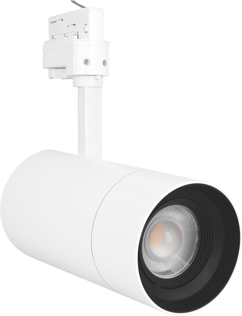 3-Ph. Schienenstrahler TRACKLIGHT SPOT ZOOM DIM D85 25 W 3000 K weiß 1500 lm