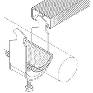 Kabelschelle für C-Profil Spannbereich 20mm-24mm