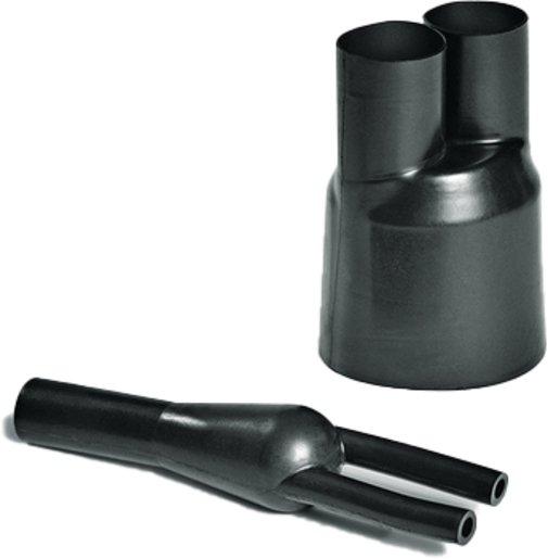 Zweifinger-Formteil bis 3:1 PO-X schwarz