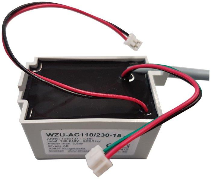 Netzmodul 230V AC Kabel 1,5 m für UH50.. Wärmezähler