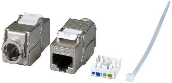 RJ45 Keystone-Modul Slimline Kat. 6A