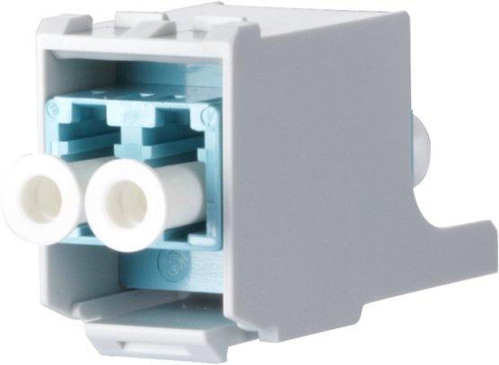 OpDAT modul LC-Duplex OM3 (Keramik aqua) MM