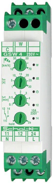 Grenzwertschalter für Wind 230VAC 1 Wechsler 10A