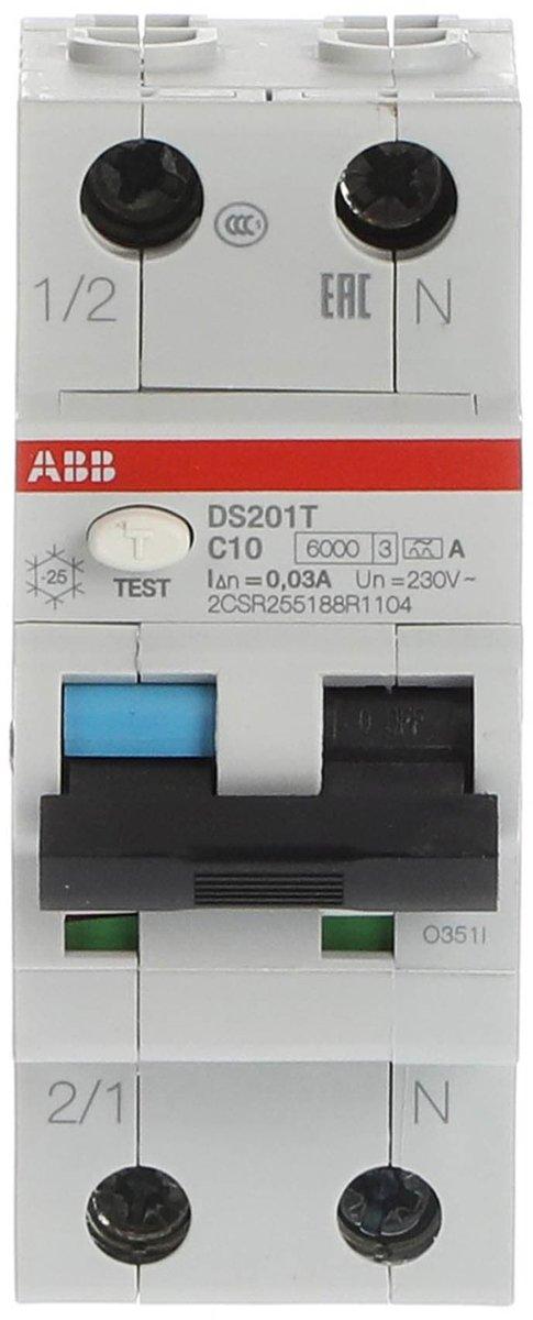 FI/LS Typ A 1+N-polig Charakteristik C Bemessungsstrom 13A 30mA 6kA