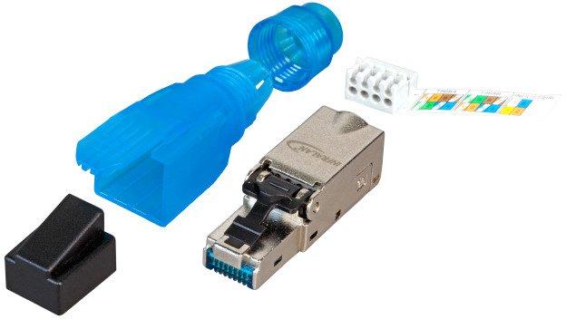 RJ45 Stecker STP Kat.6A feldkonfektionierbar