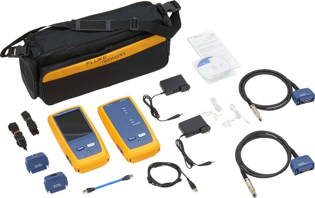 CableAnalyzer 500MHz mit Wi-Fi und DSX-PLA004S Permanent Link-Adaptersatz