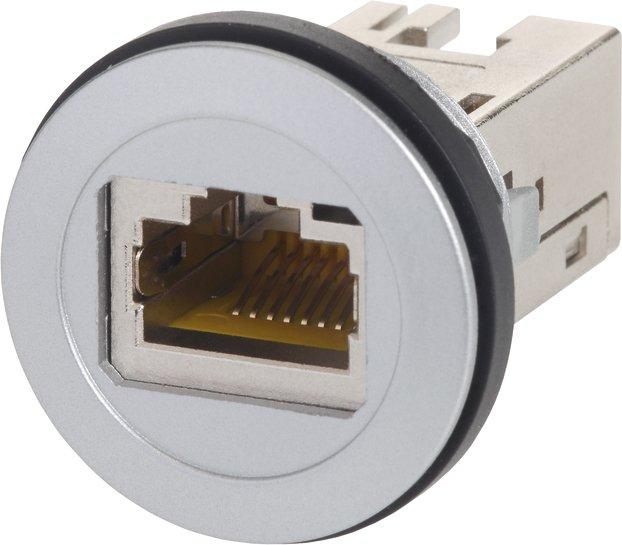 Serviceschnittstelle RJ45 voll geschirmt 360° Schirmkontakt Kat. 6 Klasse E