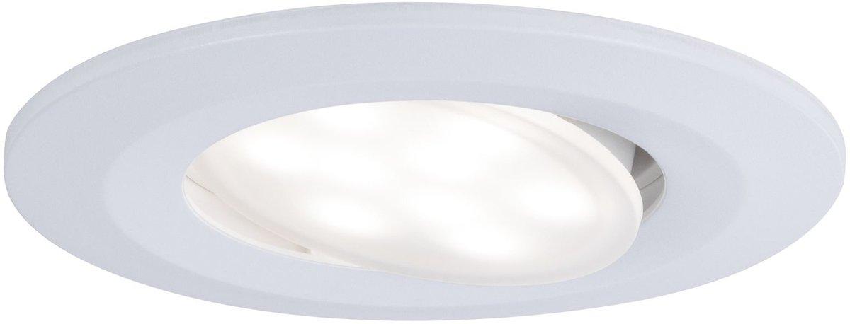 Einbauleuchten Set Calla IP65 dim rund schwenk LED 10x560lm 4000K 6,5W Weiß matt
