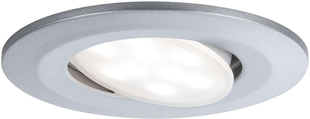 Einbauleuchten Set Calla IP65 dim rund schwenk LED 10x560lm 4000K 6,5W Chrom mt.