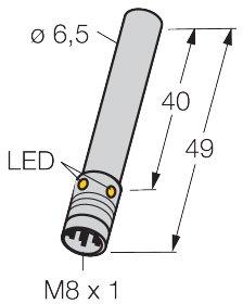Induktiver Sensor Quader bündig DC 3-Draht 10 - 30 VDC