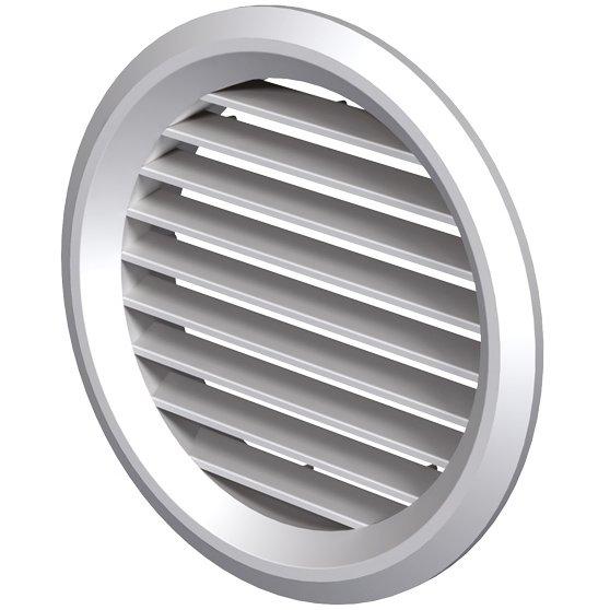 Lüftungsgitter rund DM 100 mm UV-beständig