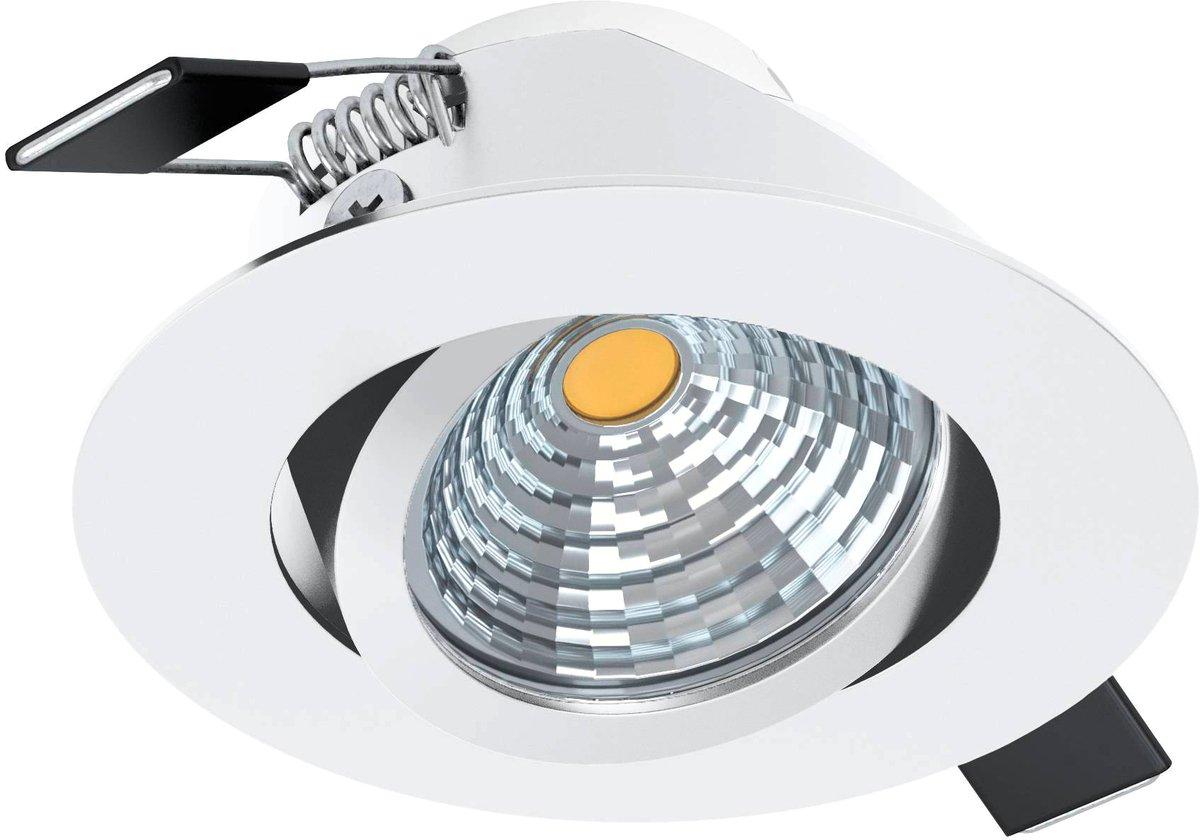 SALICETO Einbauspot LED 6W Ø88 weiß 2700K
