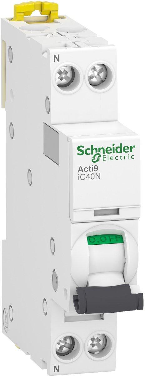 LS-Schalter Acti9 iC40N 1P+N 25A B Kurve 6kA/10kA