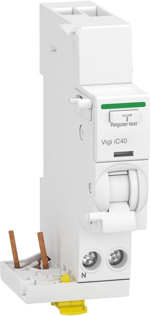 Acti9 Vigi iC40 Fehlerstromschutzblock 1+N 25 A Typ A-G 30 mA Typ A-G