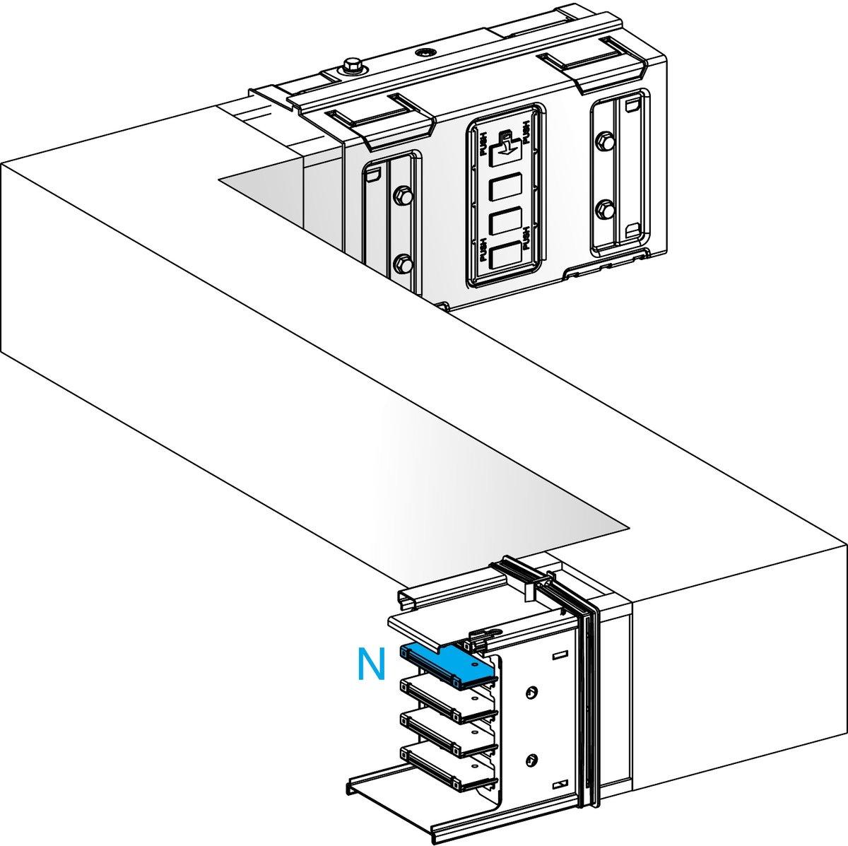 KSA Z-Element 1000A hochkant links-rechts Wahllänge