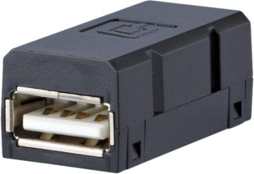USB Kupplung E-DAT Industry USB A 2.0 Adaptereinsatz
