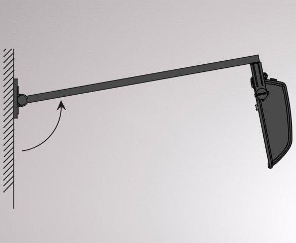 ACC 41 Wandlausleger verstellbar anthrazit