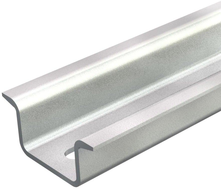 Hutschiene gelocht 2000x35x15 St GTP Materialstärke 1,5mm