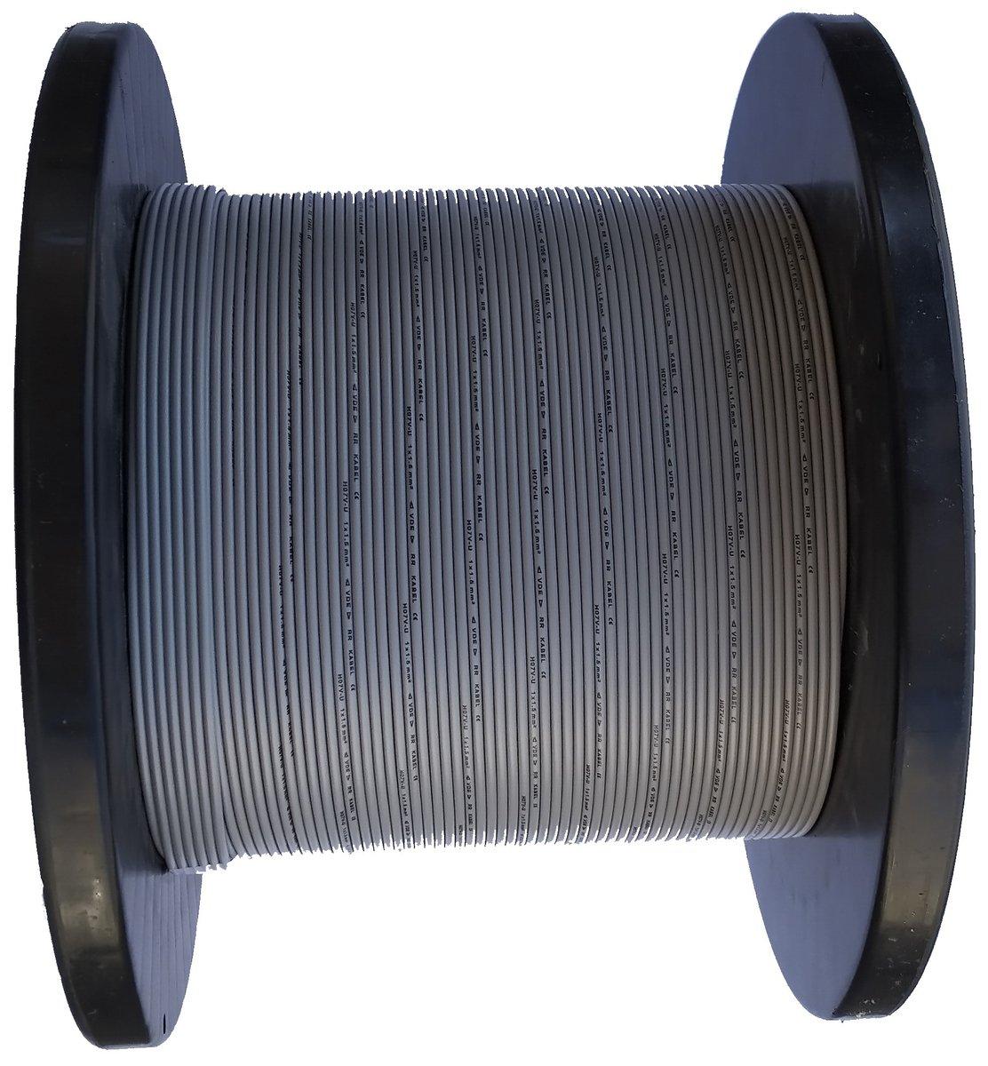 PVC-Aderleitung H07V-U 2,5 grau Spule 300 m