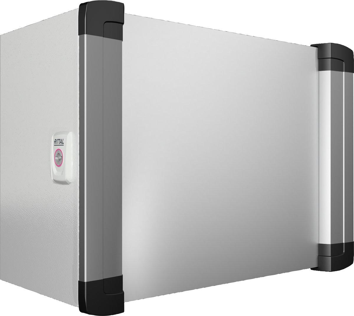 AX Bediengehäuse mit Griffleisten BHT 380x300x210mm Servicezugang von vorne