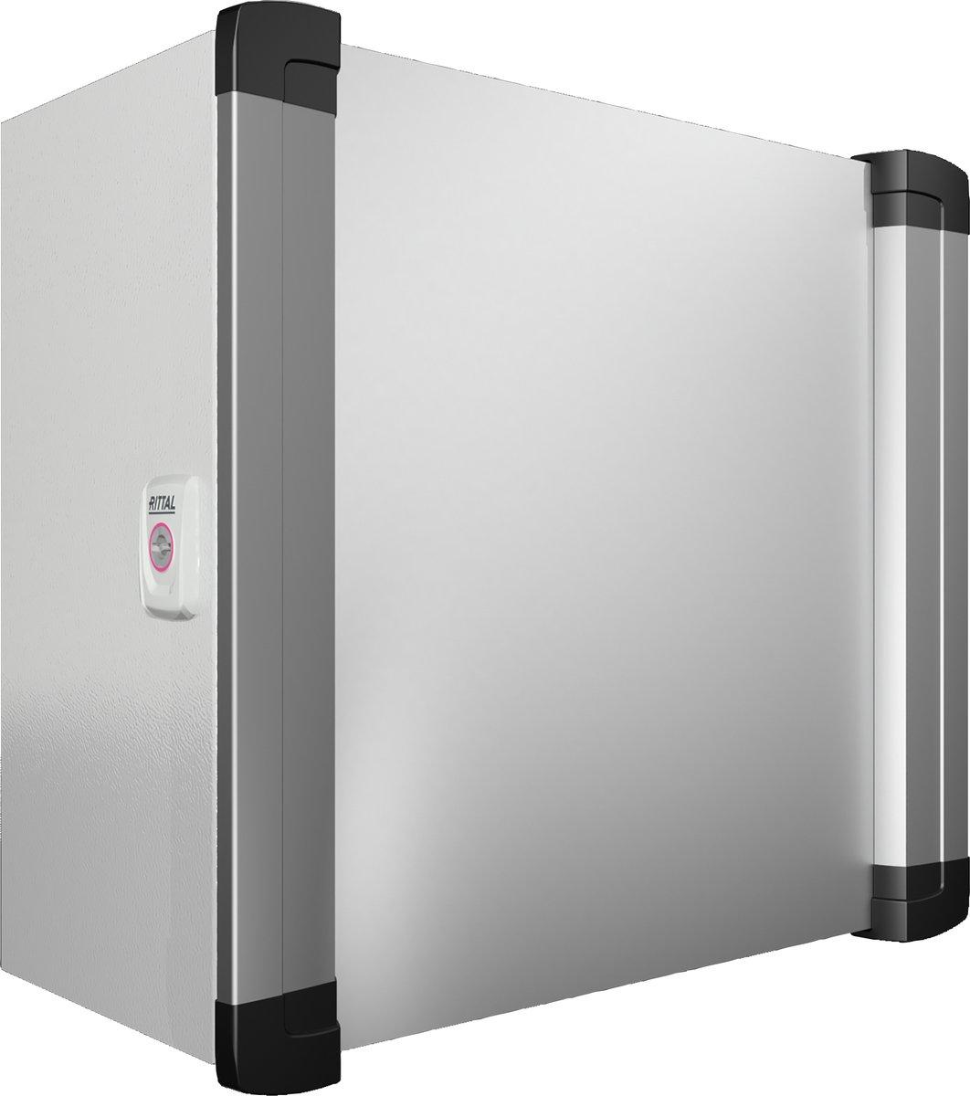 AX Bediengehäuse mit Griffleisten BHT 380x380x210mm Servicezugang von vorne