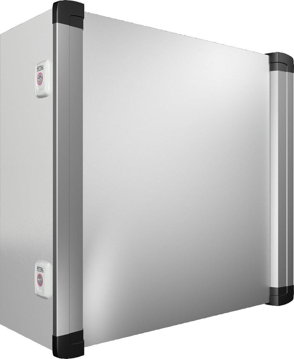 AX Bediengehäuse mit Griffleisten BHT 500x500x210mm Servicezugang von vorne