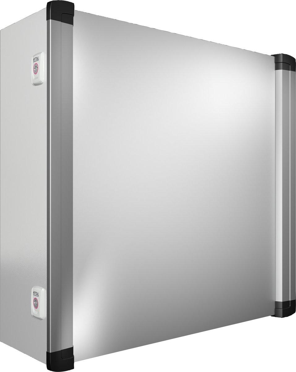 AX Bediengehäuse mit Griffleisten BHT 600x600x210mm Servicezugang von vorne