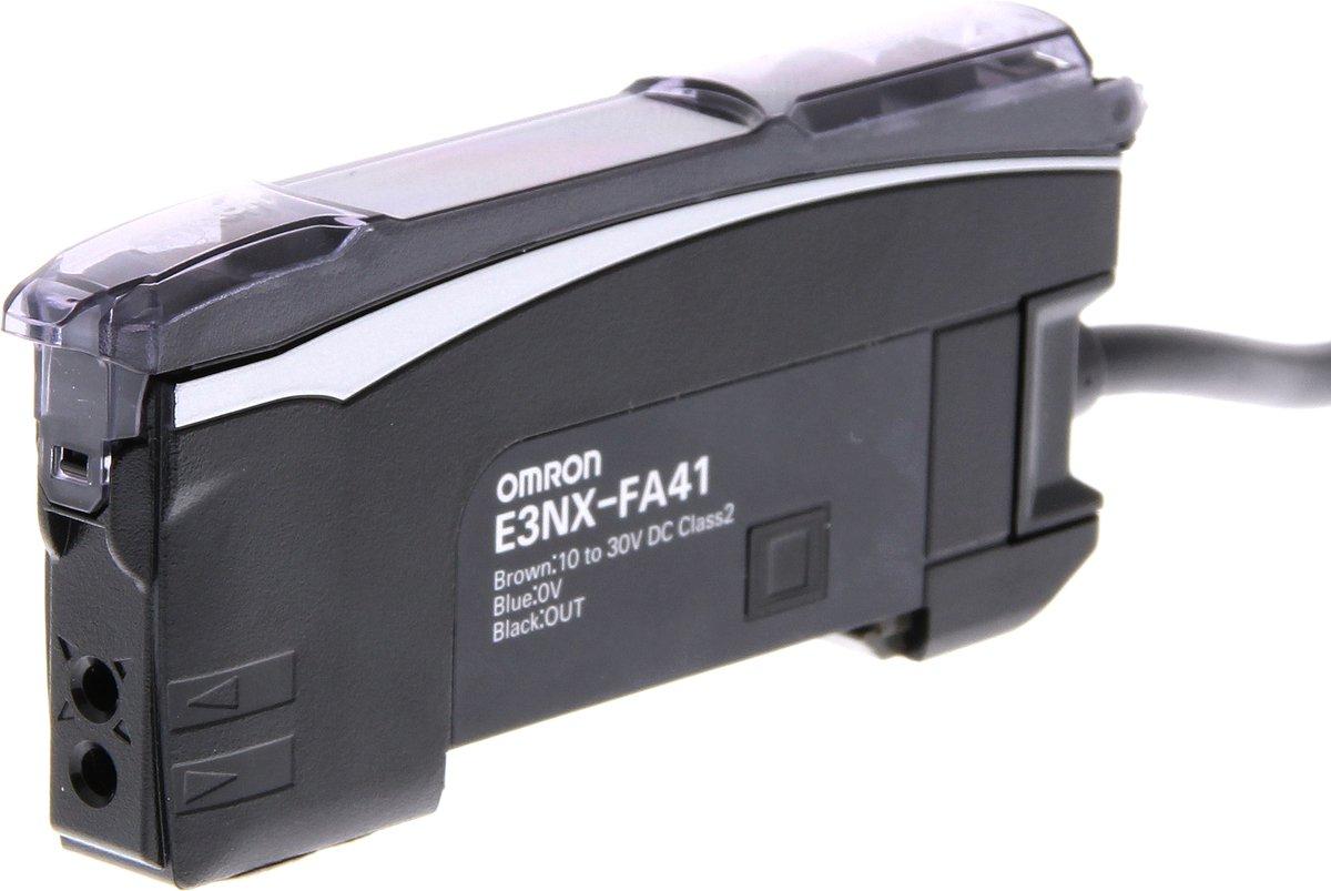 Lichtleiterverstärker LED rot NPN-Ausgang