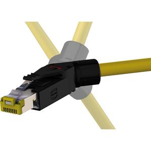 Steckverbinder RJI 10G RJ45 Cat6 8-polig gewinkelt - IDC-Schneidklemmanschluss