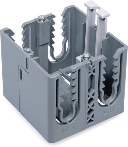 Brüstungskanal SIGNA Geräteeinbaudose grau