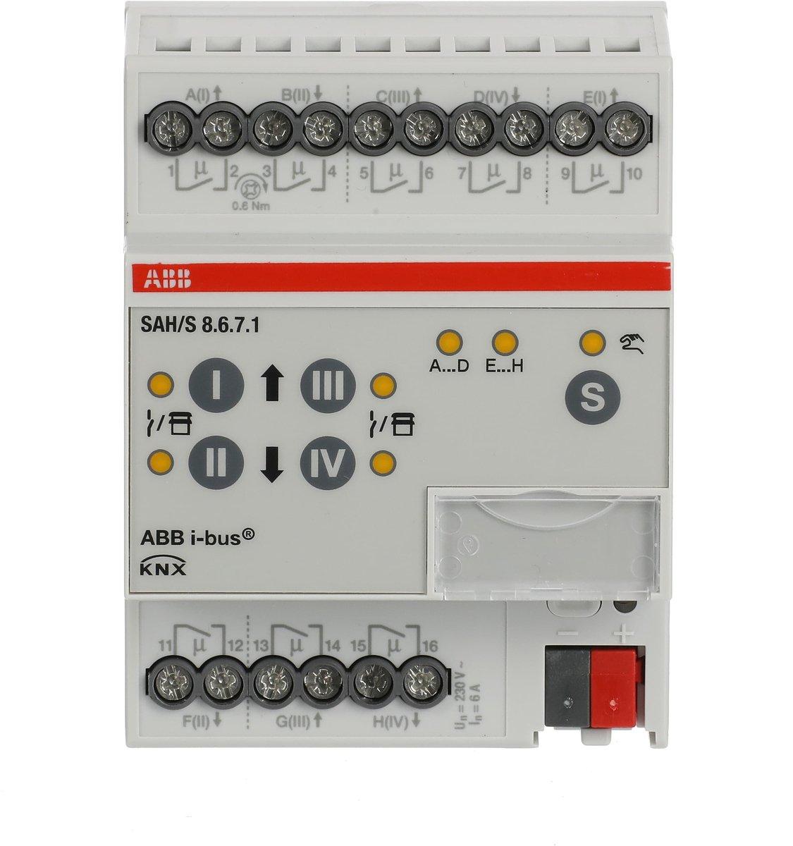 i-bus KNX Combi 8/4-fach Schalt- und Jalousieaktor 8/4-fach für 6A