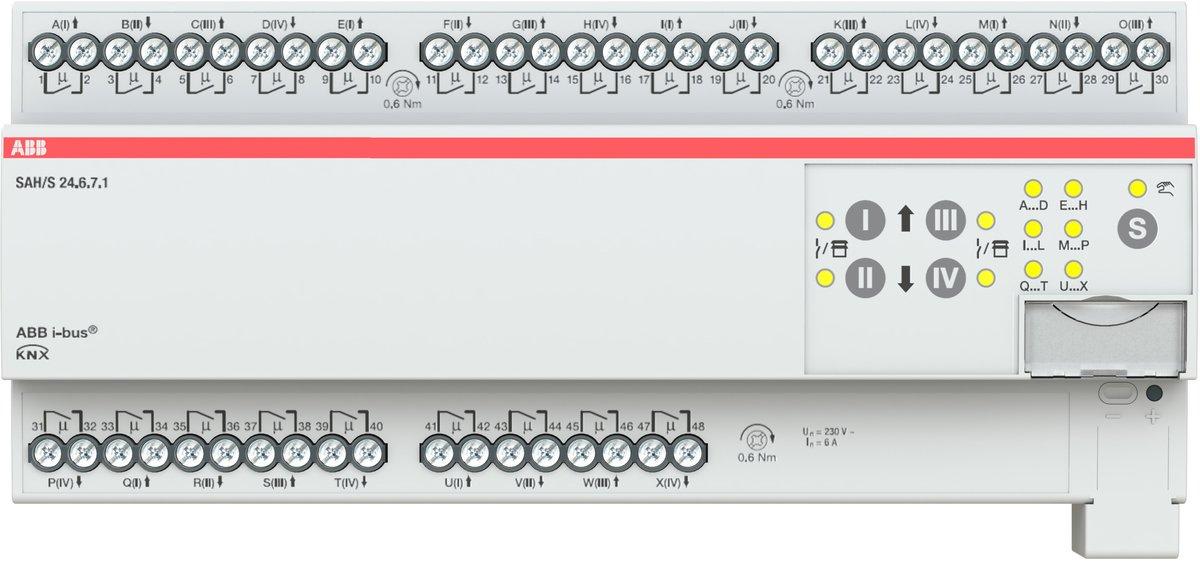 i-bus KNX Combi 8/4-fach Schalt- und Jalousieaktor 24/12-fach für 6A