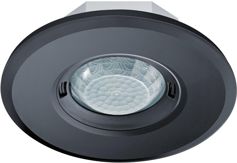 UP Decken-Bewegungsmelder 360° flache Bauweise Ø 8m fernbedienbar rund schwarz