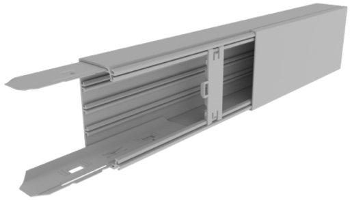 Installationskanal lichtgrau RAL7035 60x110 U23X