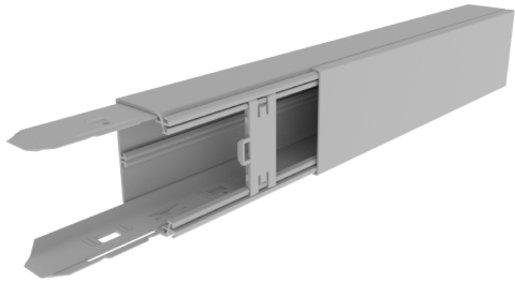 Installationskanal lichtgrau RAL7035 60X90 U23X