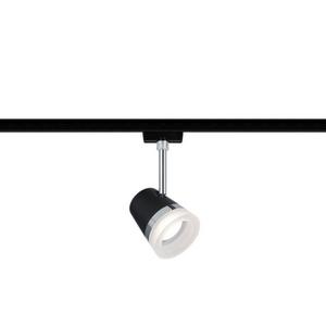 URail Spot Cone max 1x15W Schwarz matt Chrom Metall Kunststoff