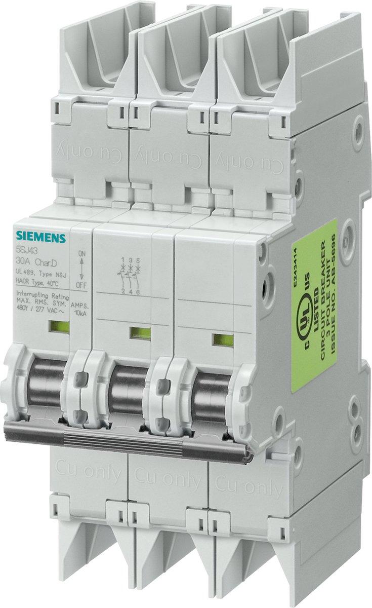 LS-Schalter 10kA 3P C 13A nach UL 489-480Y/277V