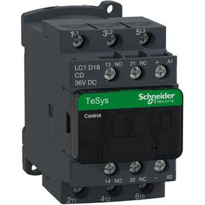 Leistungsschütz 3p+1S+1Ö 7,5kW/400V/AC3 18A Spule 36V DC