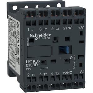 Leistungsschütz 3p+1Ö 2,2kW/400V/AC3 6A 24V DC