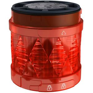 Ø 60mm LED Leuchtelement Blinklicht rot IP65 24V AC/DC