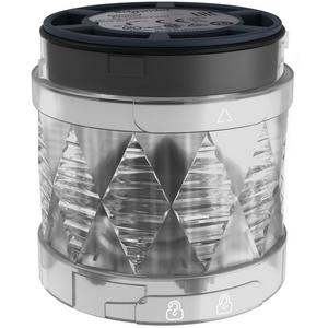Ø 60mm LED Leuchtelement Blinklicht weiß/klar IP65 24V AC/DC