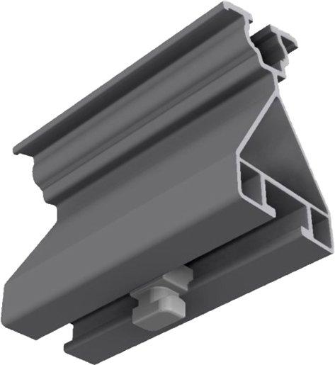 FixZ-15 Systemprofil18 unten 96mm mit Verbinder