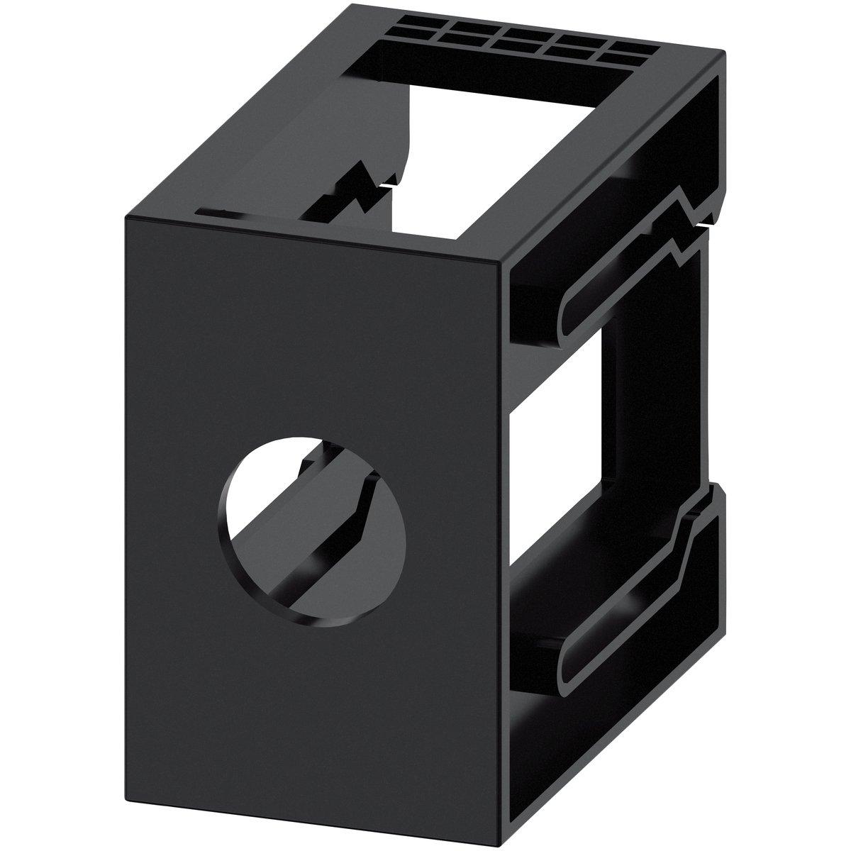 Hutschienenmontage-Adapter grau