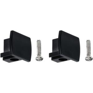 URail Endkappen 2er-Pack Schwarz