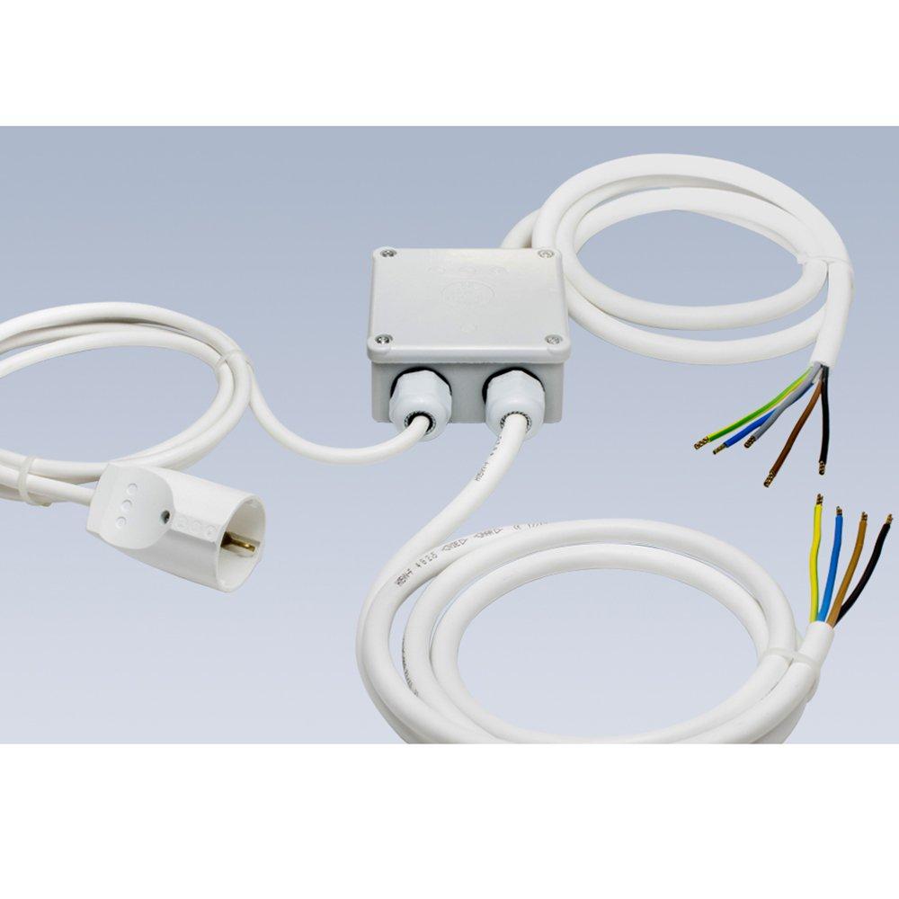 Küchenanschlussbox 2/2/2m reinweiß