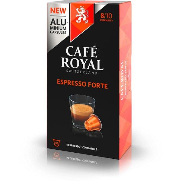 Kaffeekapseln für Nespressomaschinen Espresso Forte 10 Stück